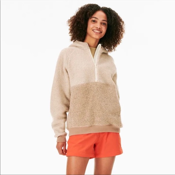 SOLD—Outdoor Voices Megafleece Hooded Jacket Sweatshirt XS EUC - Picture 2 of 15